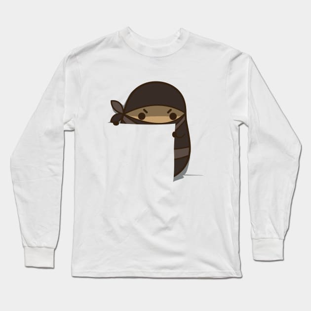 Ninja Potato Long Sleeve T-Shirt by clgtart